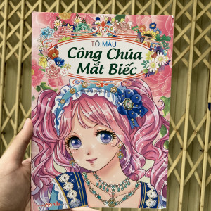 Tô màu công chúa Mắt biếc